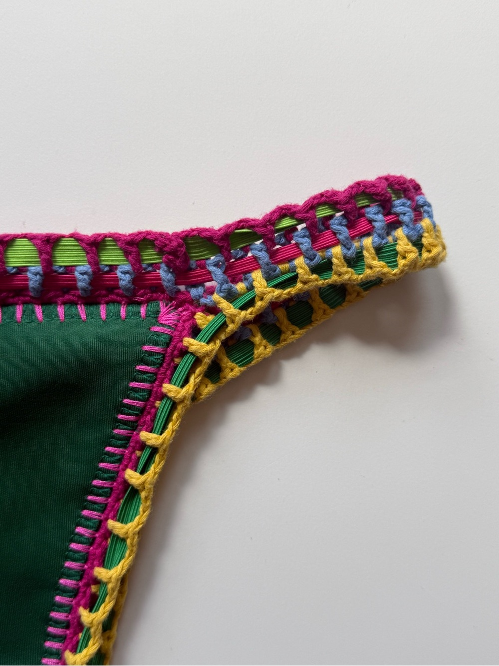Luxsea Womens Green Crochet Bikini Bottom - Size S - Picture 8 of 16